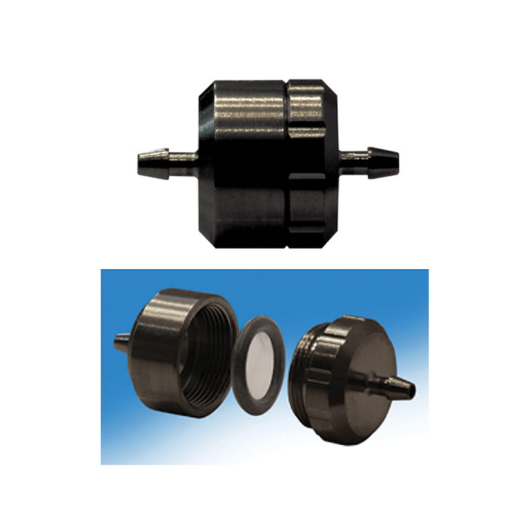 VFP1616, InLine Hose Filters ESD Safe Black Nickel Plated Brass